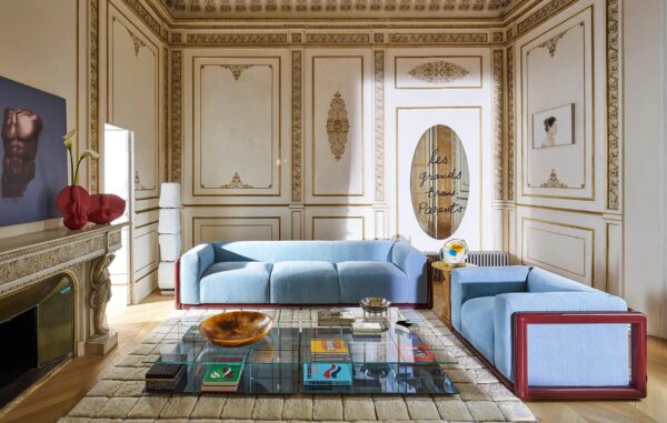 3-Sitzer Sofa aus Stoff | Cassina | Cornaro - Image 2