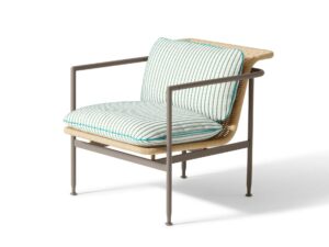 Gartensessel aus Stoff mit abnehmbarem Bezug mit Armlehnen | Cassina | Esosoft Outdoor