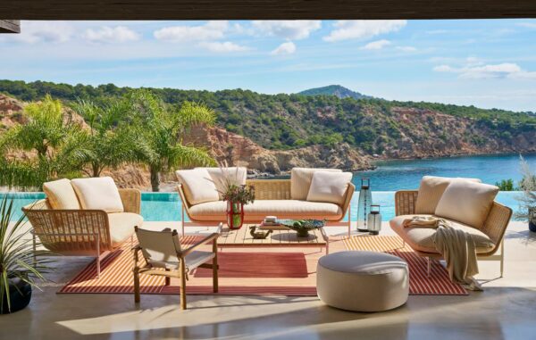 Gartensessel aus Stoff mit abnehmbarem Bezug mit Armlehnen | Cassina | Esosoft Outdoor - Image 2