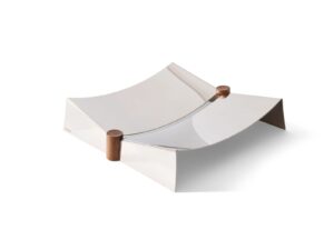 Tafelaufsatz aus Edelstahl | Cassina