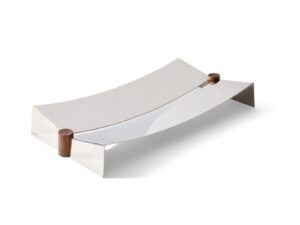 Tafelaufsatz aus Edelstahl | Cassina