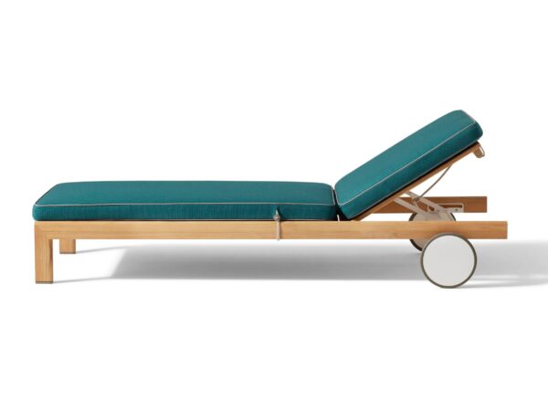 Verstellbarer Gartenliege aus Stoff mit Rollen | Cassina - Image 2