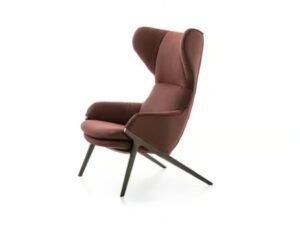 Sessel aus Stoff mit Kopfstütze | Cassina | P22