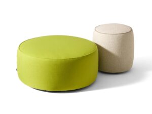 Sitzpouf für den Aussenbereich aus Stoff mit abnehmbarem Bezug | Cassina | Sail Out