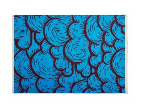 Grafisches Plaid aus Wolle | Cassina