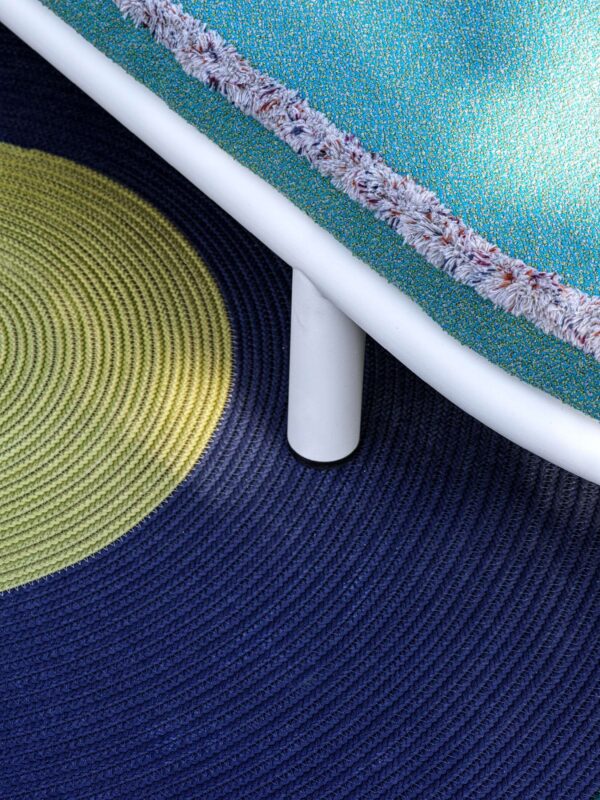 Gartenliege aus Stoff mit Rollen | Cassina | Trampoline - Image 9
