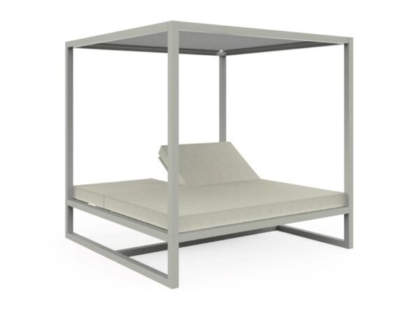Verstellbares Loungebett aus Thermolackiertem Aluminium | GANDIABLASCO | Daybed