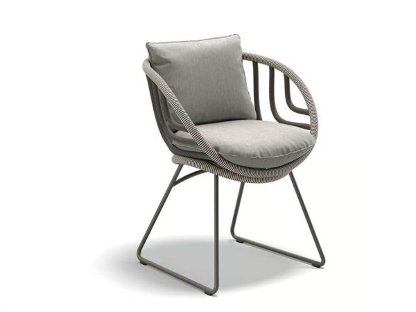 Mit Kufengestell Gartenstuhl aus Stoff | DEDON | KIDA - Image 3