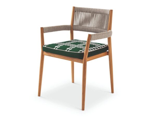 Gartenstuhl aus Teakholz mit Armlehnen | Cassina | Dine Out - Image 2