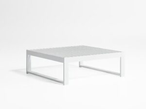 Rechteckiger Couchtisch aus Aluminium | GANDIABLASCO | DNA