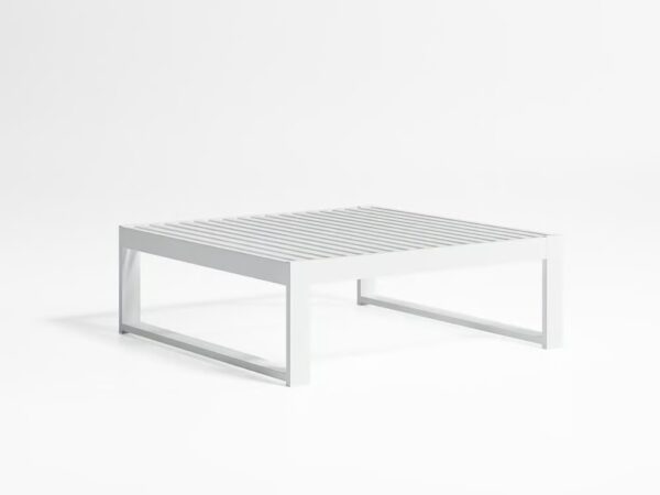 Rechteckiger Couchtisch aus Aluminium | GANDIABLASCO | DNA