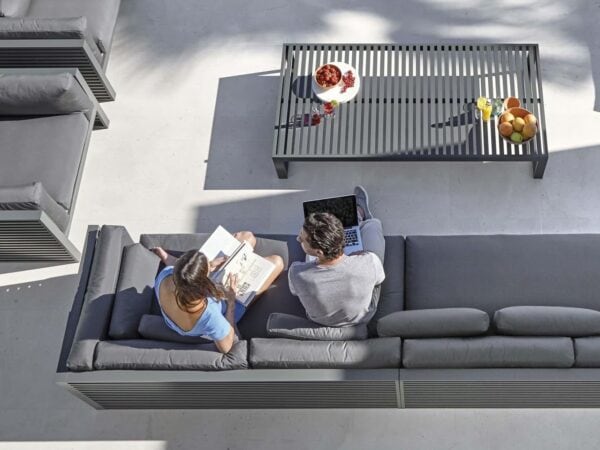 Rechteckiger Couchtisch aus Aluminium | GANDIABLASCO | DNA - Image 11