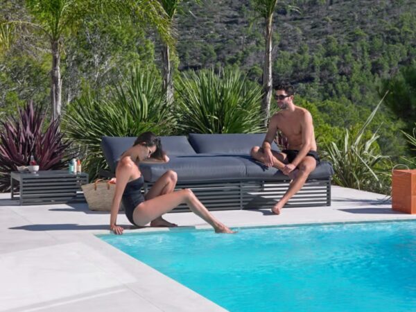 Loungebett aus Aluminium | GANDIABLASCO | DNA - Image 4