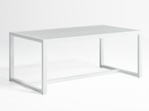 Rechteckiger Gartentisch aus Aluminium | GANDIABLASCO | DNA