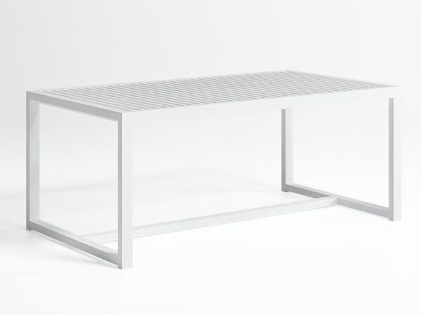 Rechteckiger Gartentisch aus Aluminium | GANDIABLASCO | DNA