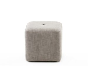 Quadratischer Sitzpouf für den Außenbereich aus Stoff | RODA | Double