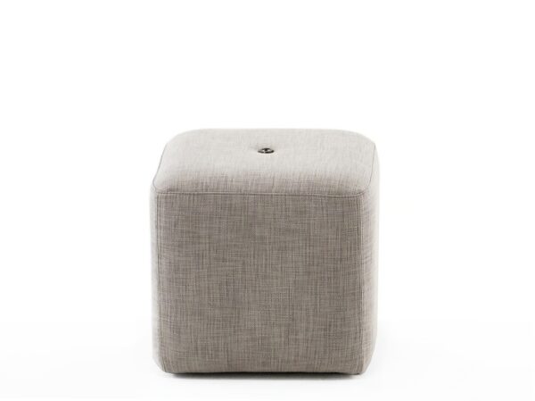 Quadratischer Sitzpouf für den Außenbereich aus Stoff | RODA | Double