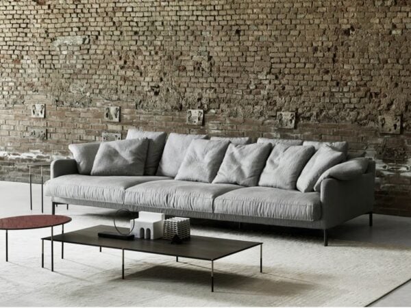 Sofa aus Stoff mit abnehmbarem Bezug | Living Divani | Dumas