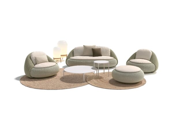 2-Sitzer Gartensofa aus synthetischer Faser | DEDON | ATOLO - Image 3