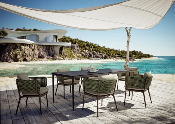 Gartenstuhl aus Stoff mit Armlehnen | DEDON | BELLMONDE - Image 3