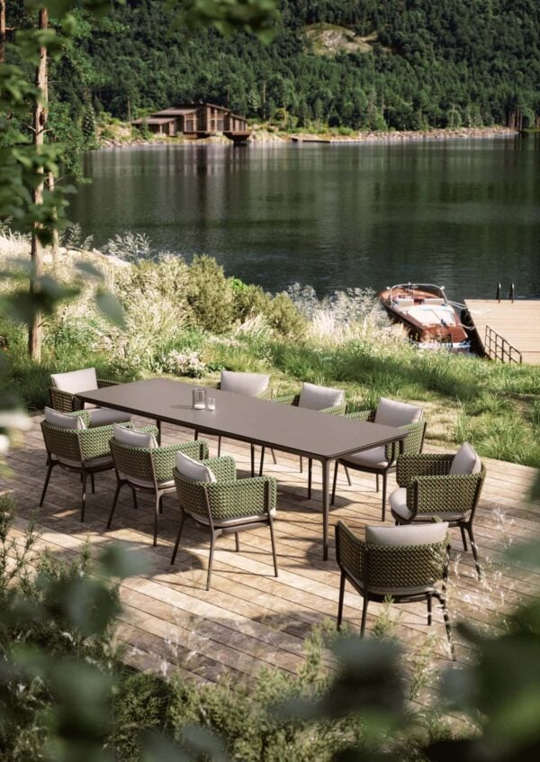 Gartenstuhl aus Stoff mit Armlehnen | DEDON | BELLMONDE - Image 4