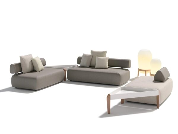 Modulares Gartensofa aus Stoff | DEDON | BRIXX - Image 6