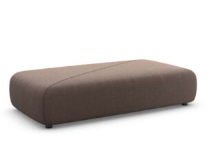 Rechteckiger Sitzpouf für den Aussenbereich aus Stoff | DEDON | BRIXX