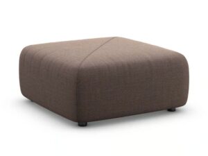 Quadratischer Sitzpouf für den Aussenbereich aus Stoff | DEDON | BRIXX