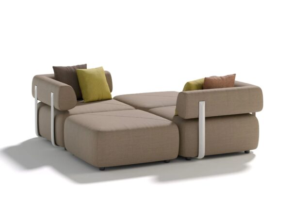 Modulares Gartensofa aus Stoff | DEDON | BRIXX - Image 8