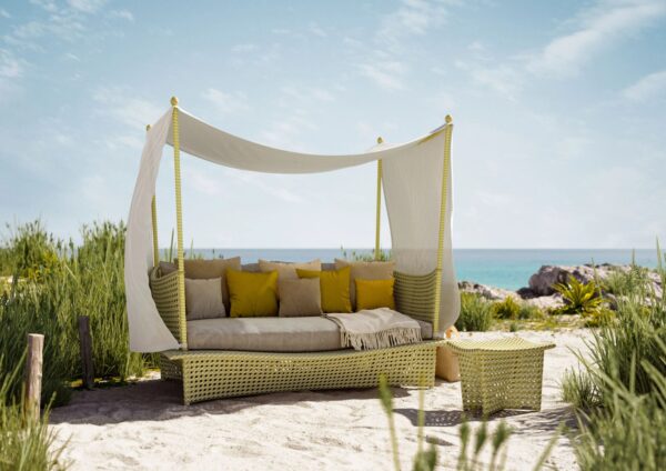 Rechteckiger Garten-Beistelltisch aus synthetischer Faser | DEDON | DAYDREAM - Image 4