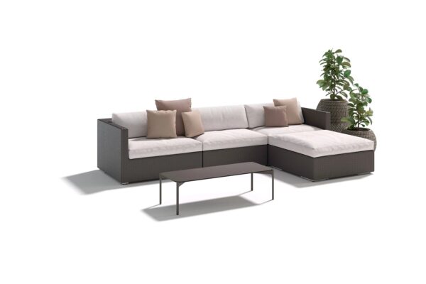 Rechteckiger Garten-Kaffeetisch aus HPL | DEDON | IZON - Image 3