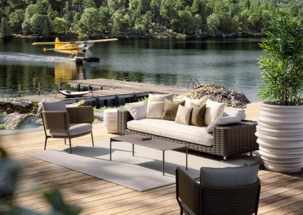 Rechteckiger Garten-Kaffeetisch aus HPL | DEDON | IZON - Image 18