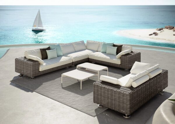 Rechteckiger Garten-Kaffeetisch aus HPL | DEDON | IZON - Image 16