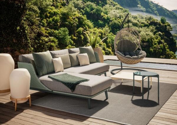 1-Sitzer Gartenschaukel aus Stoff | DEDON | KIDA - Image 8