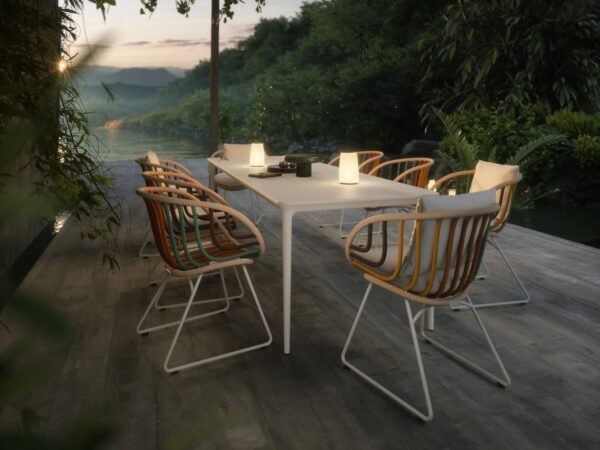 Mit Kufengestell Gartenstuhl aus Stoff | DEDON | KIDA - Image 18