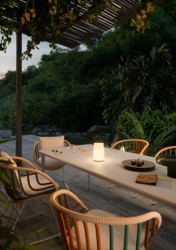 Mit Kufengestell Gartenstuhl aus Stoff | DEDON | KIDA - Image 19