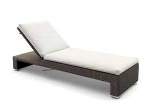 Verstellbarer Gartenliege aus synthetischer Faser | DEDON | LOUNGE