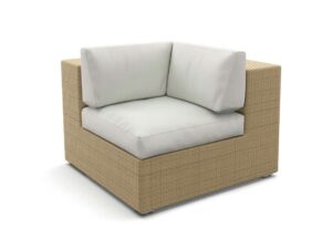 Eck- Gartensessel aus synthetischer Faser | DEDON | LOUNGE