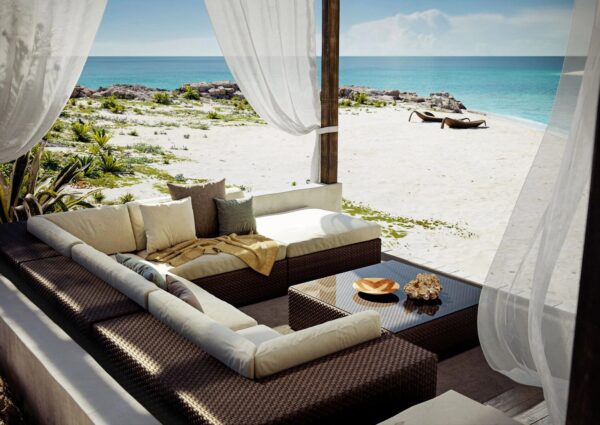 Modulares Gartensofa aus synthetischer Faser | DEDON | LOUNGE - Image 6