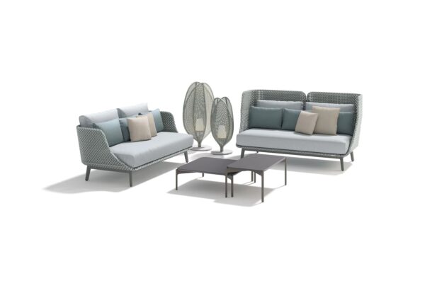 3-Sitzer Gartensofa aus Stoff mit hoher Rückenlehne | DEDON | MBARQ - Image 3