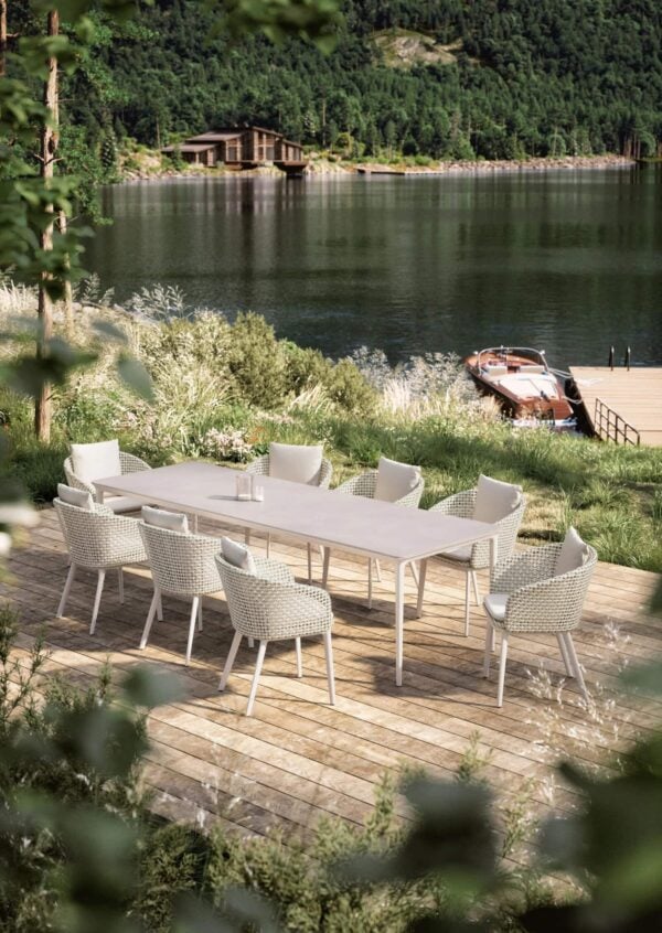 Gartenstuhl aus synthetischer Faser | DEDON | MBRACE ALU - Image 8