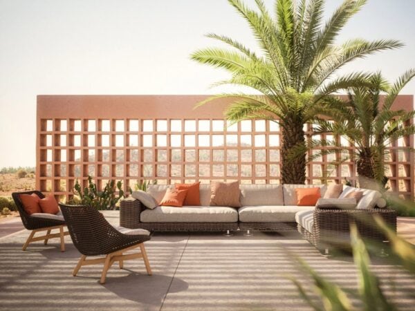 Gartensessel aus synthetischer Faser mit hoher Rückenlehne | DEDON | MBRACE - Image 10