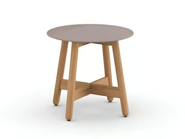 Runder Garten-Beistelltisch aus Teakholz | DEDON | MBRACE - Image 2