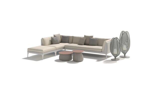 Modulares Garten Ecksofa aus Stoff | DEDON | MU - Image 4