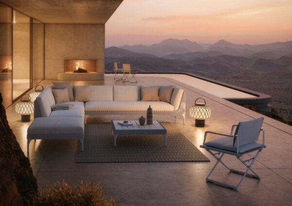 4-Sitzer Gartensofa aus Stoff | DEDON | MU - Image 8