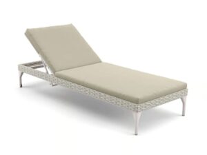 Verstellbarer Gartenliege aus Stoff | DEDON | MU