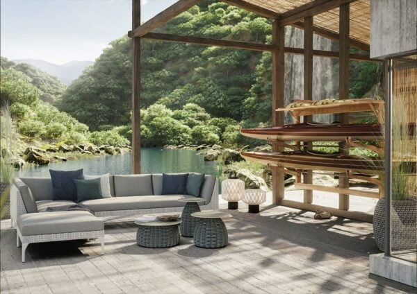 Modulares Garten Ecksofa aus Stoff | DEDON | MU - Image 13