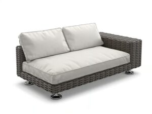 2-Sitzer Gartensofa aus Stoff | DEDON | PAROS