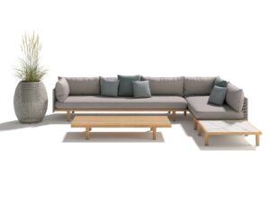 Modulares Gartensofa aus Stoff | DEDON | SEALINE