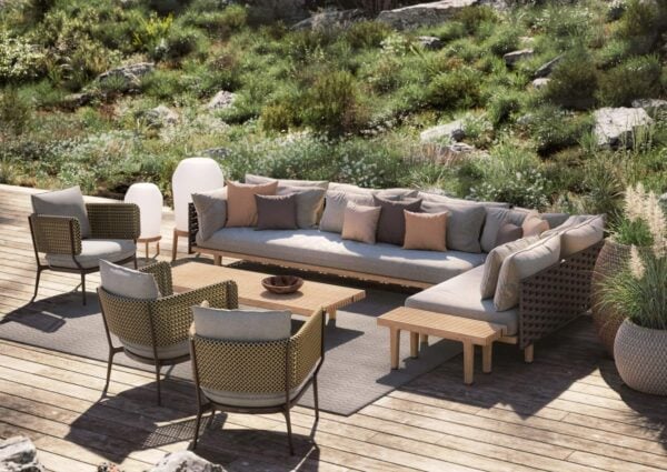 Modulares Gartensofa aus Stoff | DEDON | SEALINE - Image 7